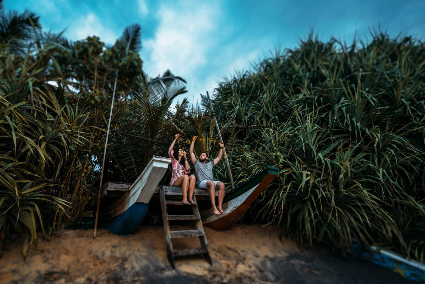 About Couple Boat